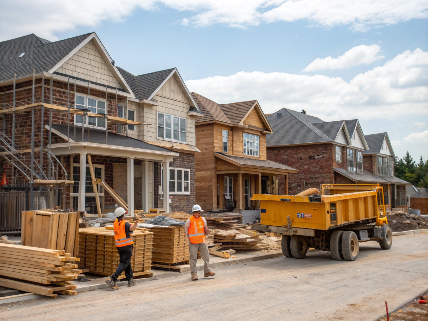Precision timber framing and foundation construction for an expansive two-story residential home addition in Brookhaven