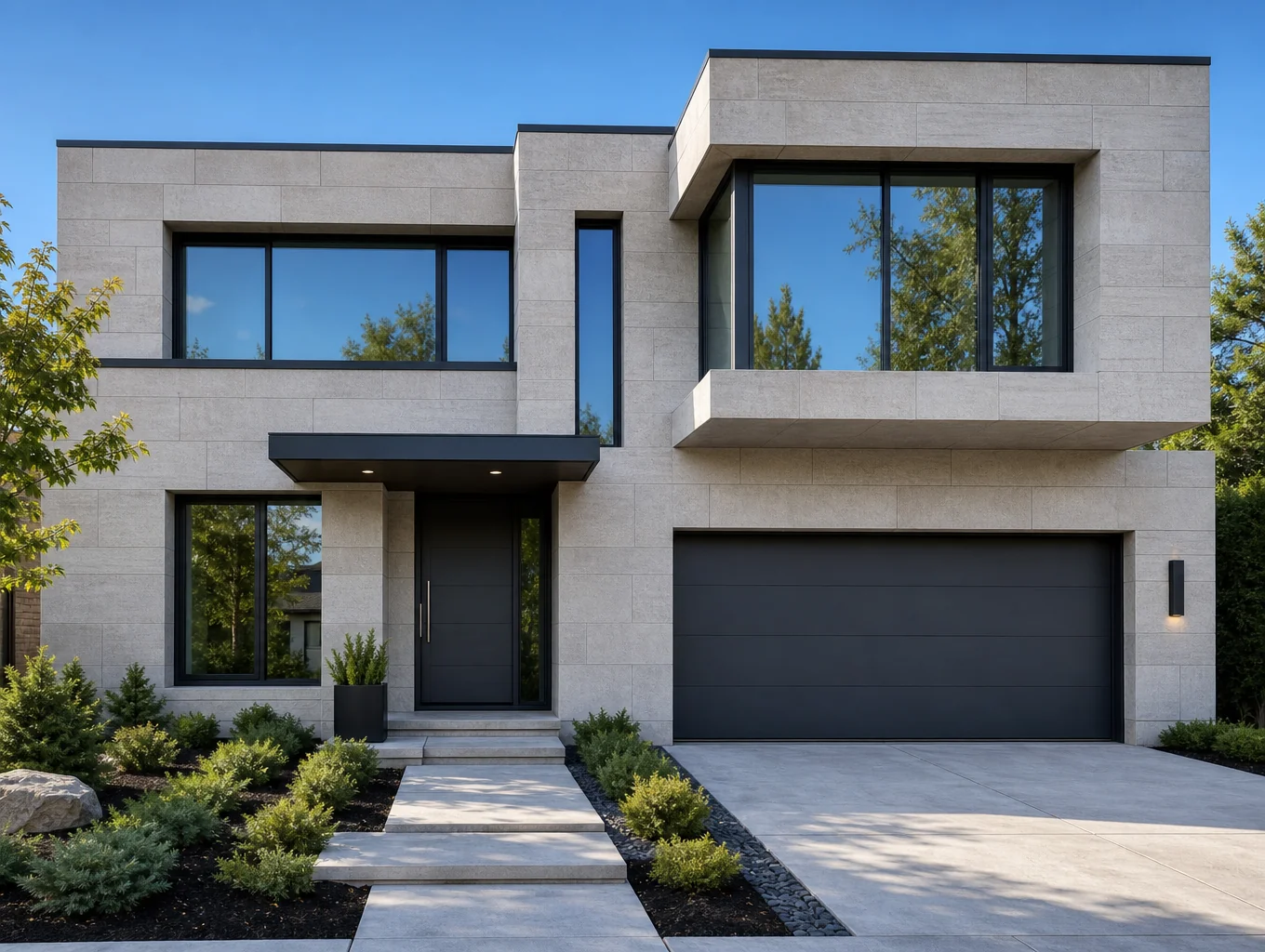 Modern residential architectural renovation in DeKalb County